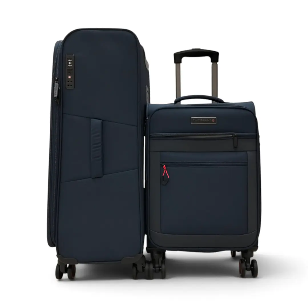 Set De 2 Maletas Swissbrand Havana-Azul 5