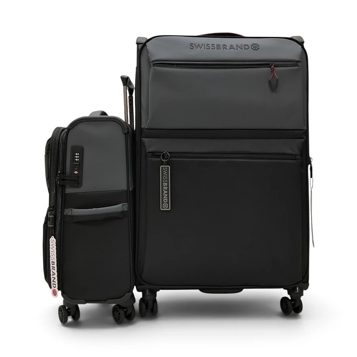 Set De 2 Maletas Swissbrand Vela-Gris Oscuro 5