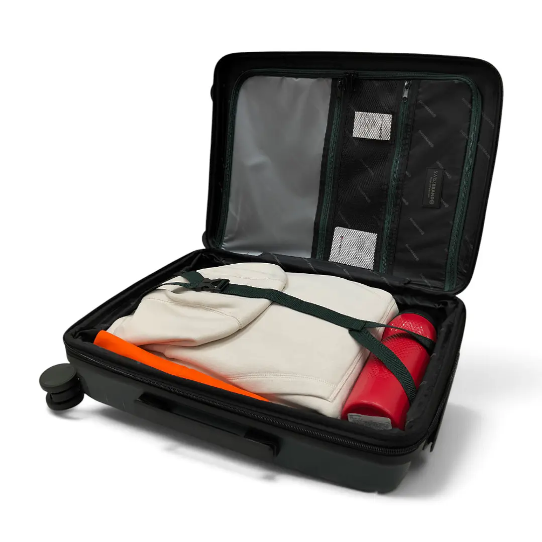 Set De 3 Maletas Swissbrand Askar 2.0-Verde Oscuro 6