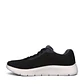 Tenis Skechers Go Walk Flex Hombre-Negro/Blanco - Miniatura 3