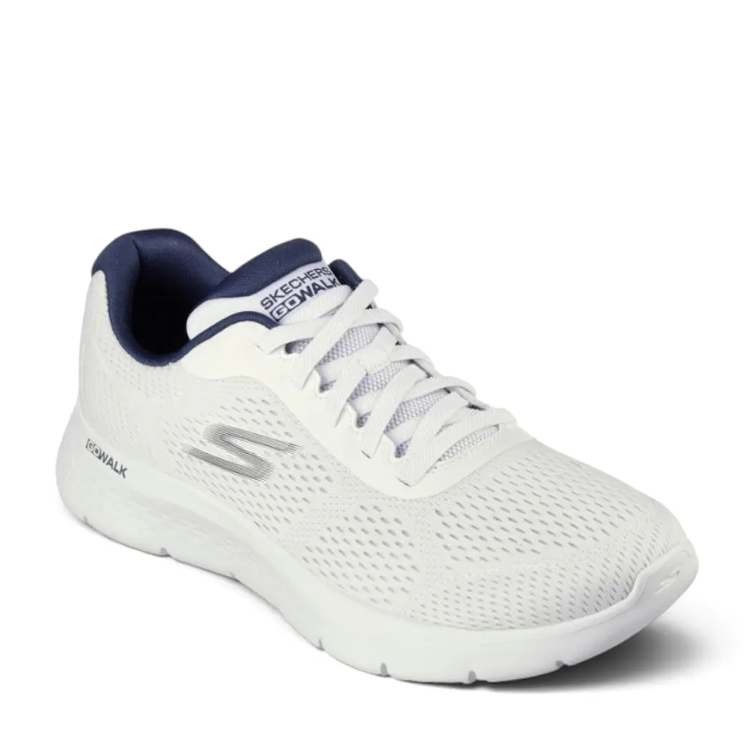 Tenis Skechers Go Walk Flex Hombre-Blanco 4