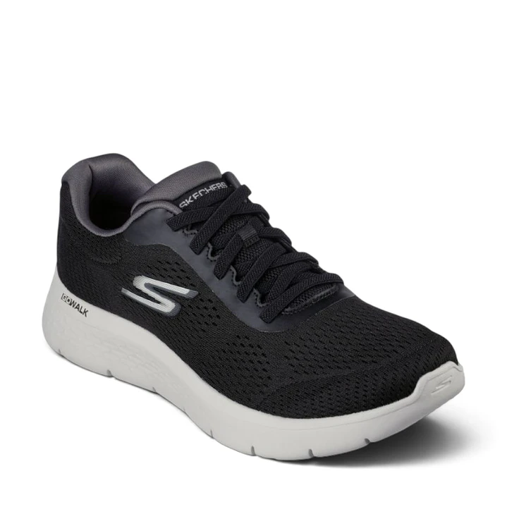 Tenis Skechers Go Walk Flex Hombre-Negro/Blanco 4