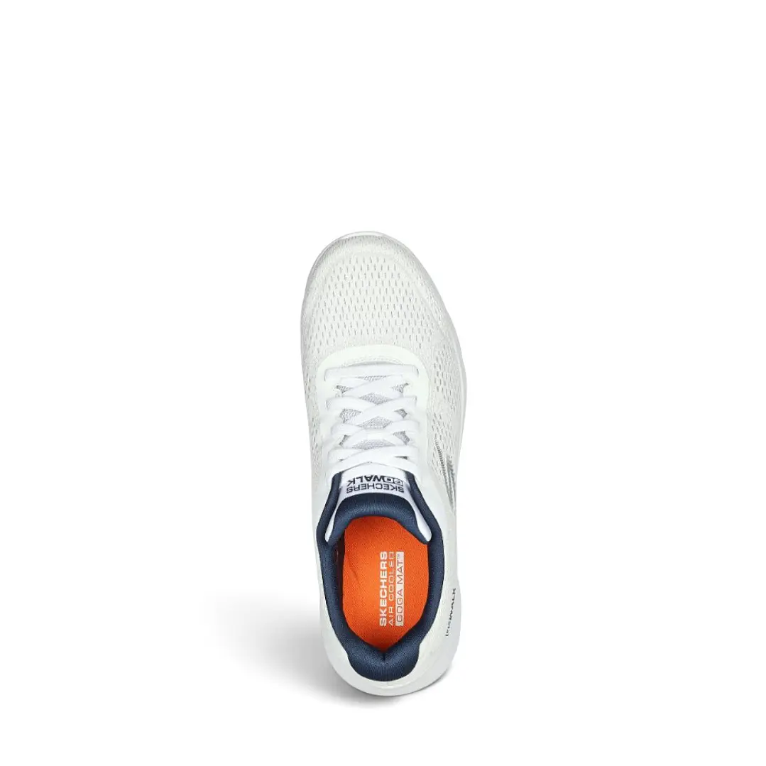 Tenis Skechers Go Walk Flex Hombre-Blanco 5