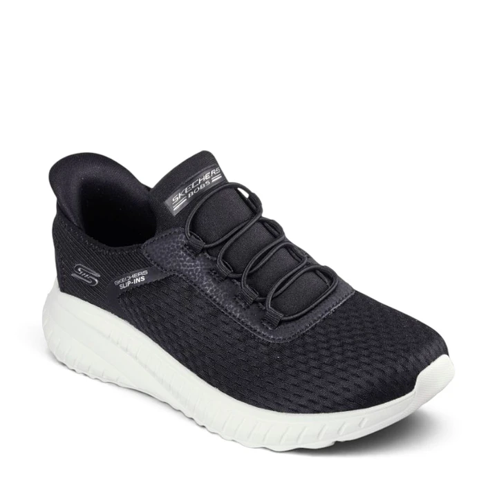Tenis Skechers Bobs Sport Womens Mujer-Negro/Blanco 4