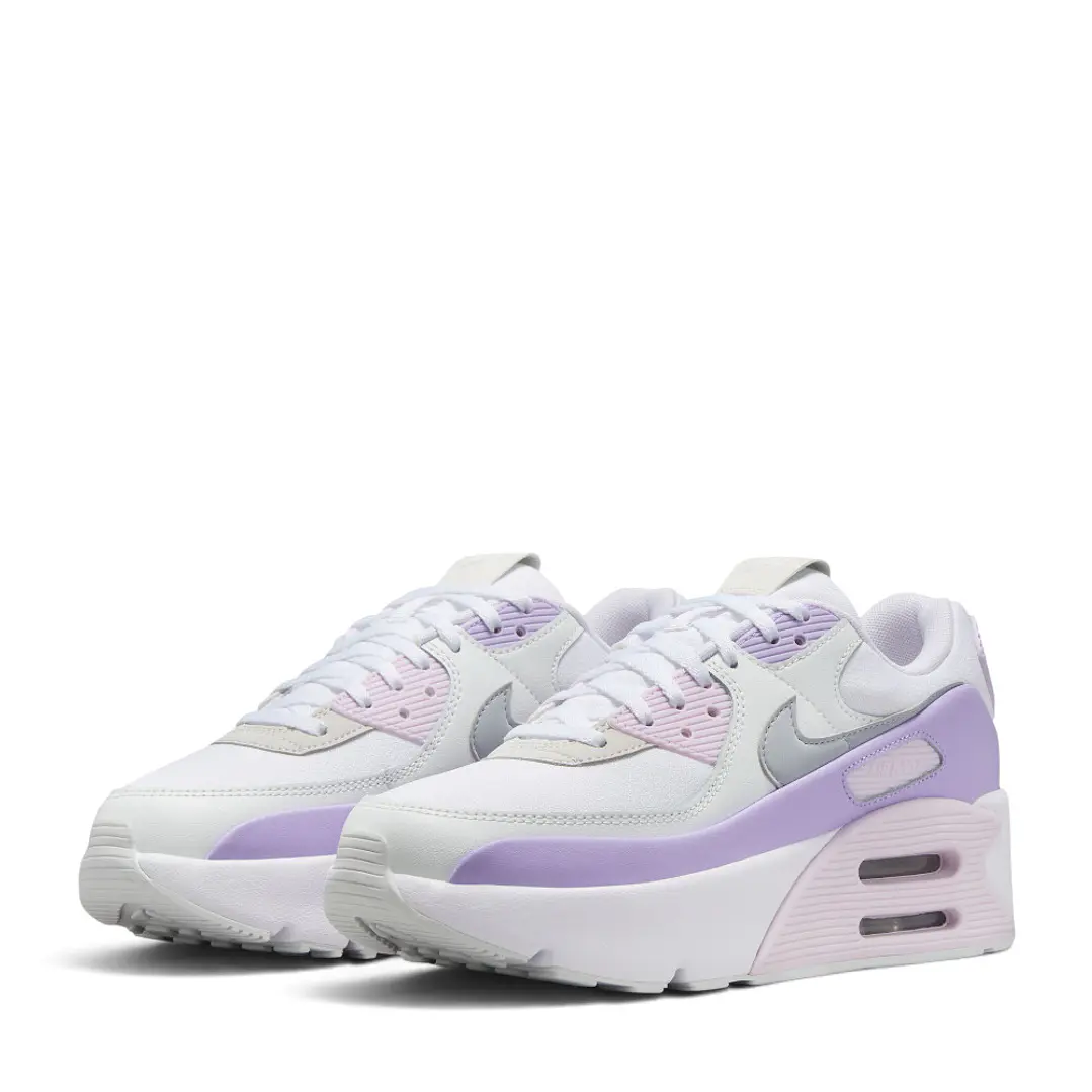 Tenis Nike Air Max 90 Lv8 Mujer-Blanco/Violeta 4