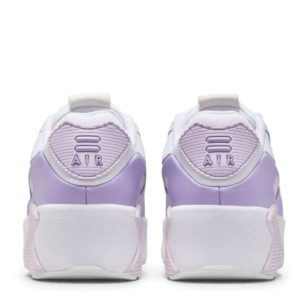 Tenis Nike Air Max 90 Lv8 Mujer-Blanco/Violeta 5