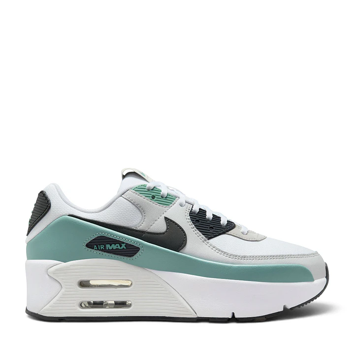 Tenis Nike Air Max 90 Lv8 Mujer-Blanco/Verde 1
