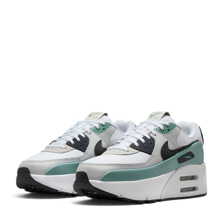 Tenis Nike Air Max 90 Lv8 Mujer-Blanco/Verde 4