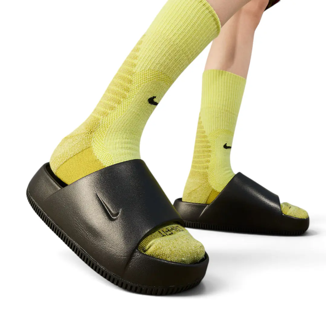 Chanclas Nike Calm Slide Mujer-Negro 6