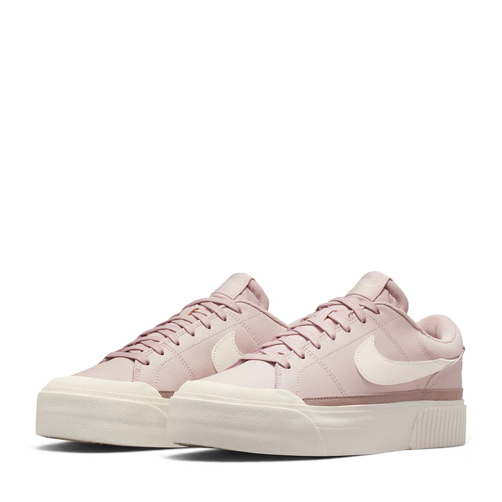 Tenis Nike Wmns Court Legacy Lift Mujer-Rosa/Blanco 4