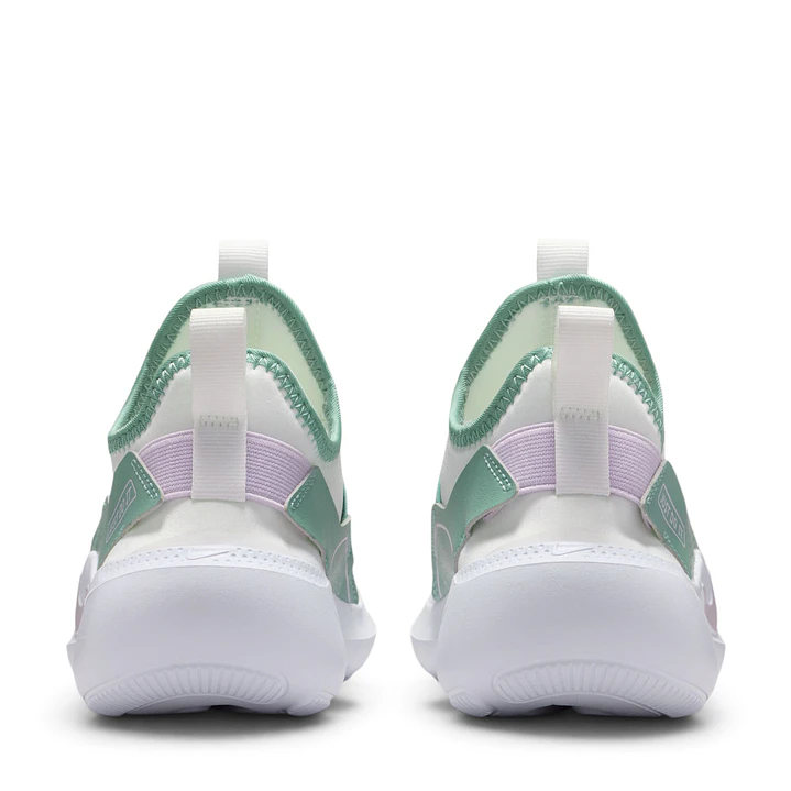 Tenis Nike Flex Runner 4 Gs Niño-Beige/Verde 5