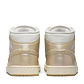 Tenis Nike Wmns Air Jordan 1 Mid Se V2 Mujer-Blanco/Dorado - Miniatura 5