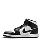 Tenis Nike Wmns Air Jordan 1 Mid 365 Mujer-Blanco/Negro - Miniatura 3