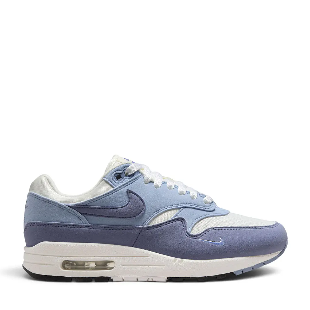 Tenis Nike W Air Max 1 87 Swsh Mujer-Blanco/Azul 1