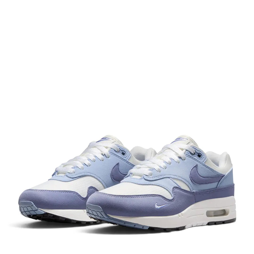 Tenis Nike W Air Max 1 87 Swsh Mujer-Blanco/Azul 4