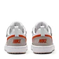 Tenis Nike Court Borough Low Ess Bpv Niño-Blanco/Naranja - Miniatura 5
