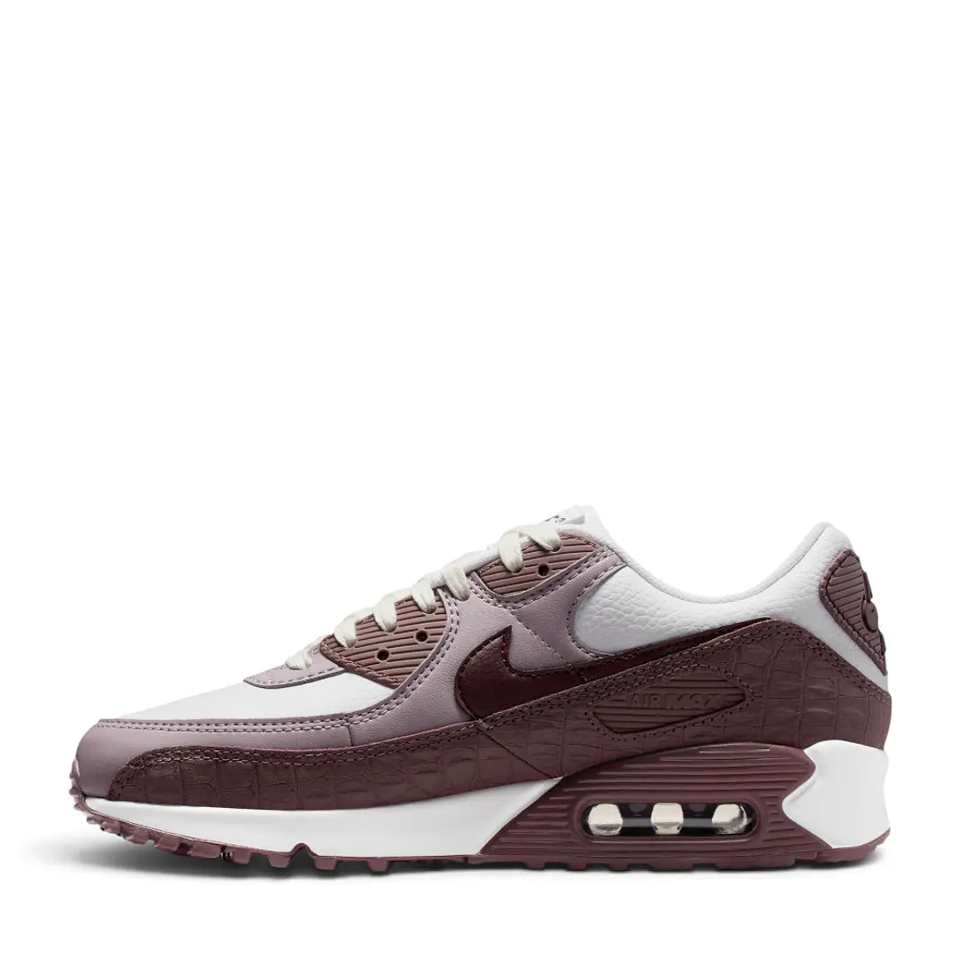 Tenis Nike Wmns Air Max 90 Se Mujer-Blanco/Vino Tinto 3