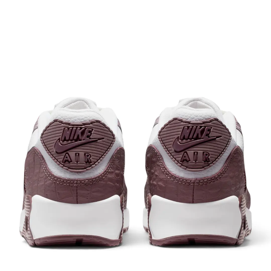 Tenis Nike Wmns Air Max 90 Se Mujer-Blanco/Vino Tinto 5