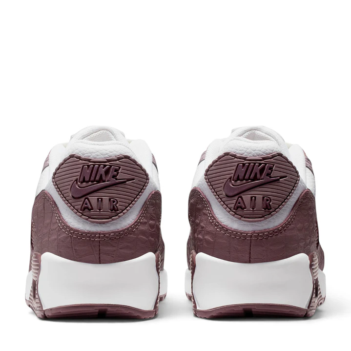 Tenis Nike Wmns Air Max 90 Se Mujer-Blanco/Vino Tinto 5