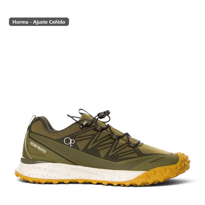 Tenis Op Ukes Hombre-Verde Oliva 1