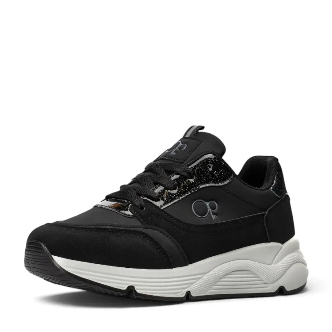 Tenis Op Koral Mujer-Negro 4