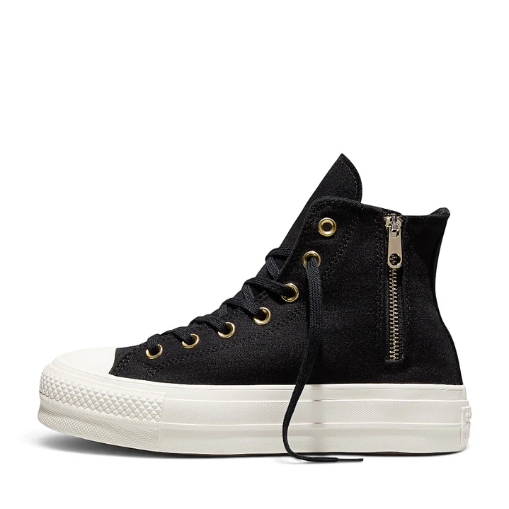 Tenis Botas Converse Chuck Taylor All Star Lift Mujer-Negro 3