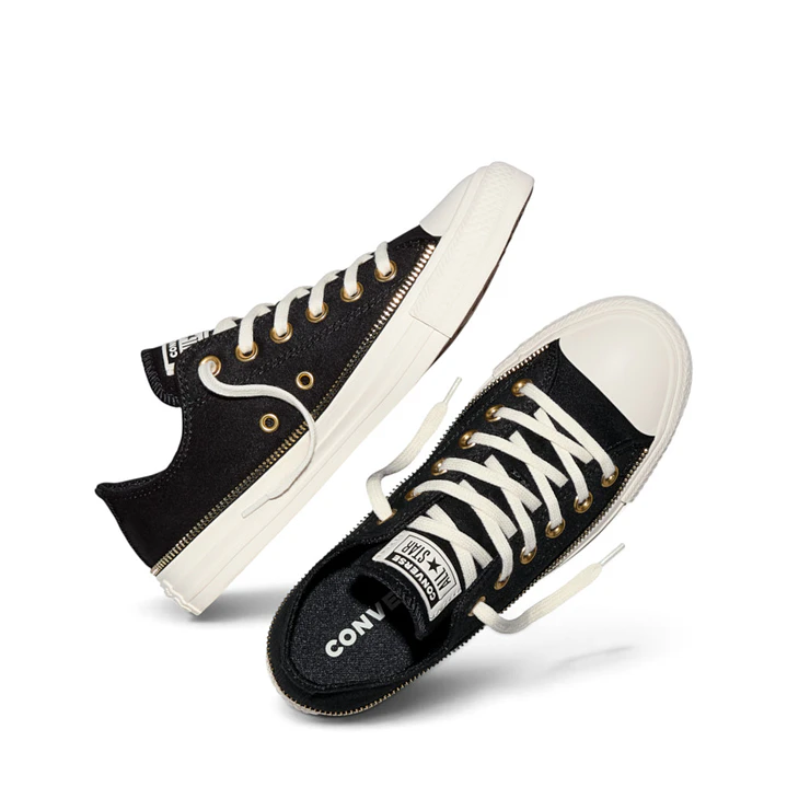 Tenis Converse Chuck Taylor All Star Mujer-Negro/Blanco 5