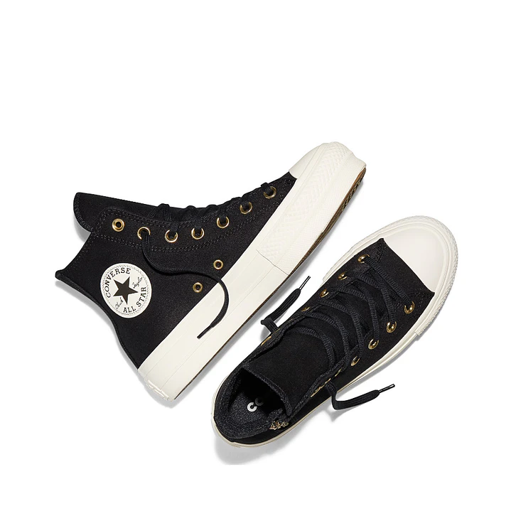 Tenis Botas Converse Chuck Taylor All Star Lift Mujer-Negro 4
