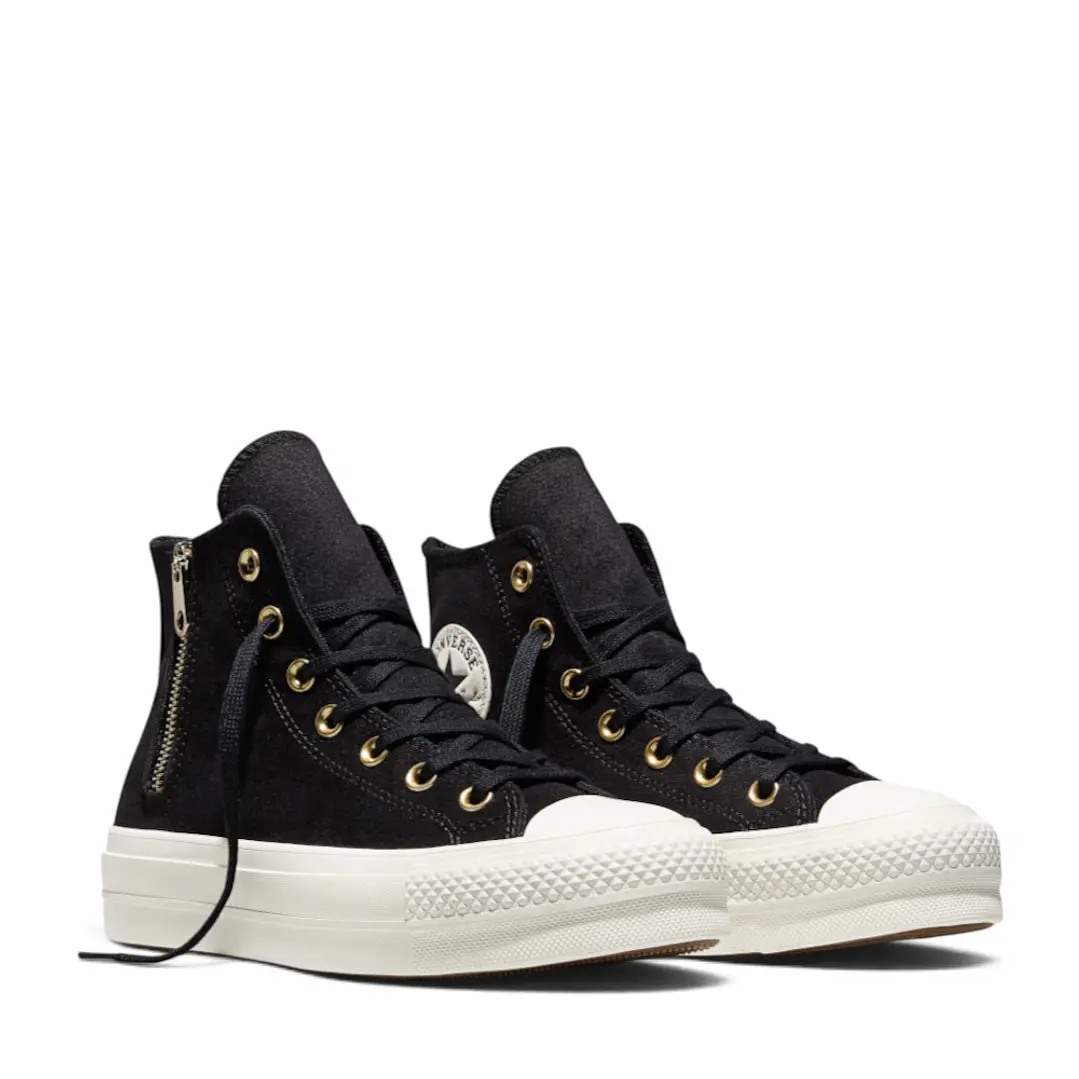 Tenis Botas Converse Chuck Taylor All Star Lift Mujer-Negro 5