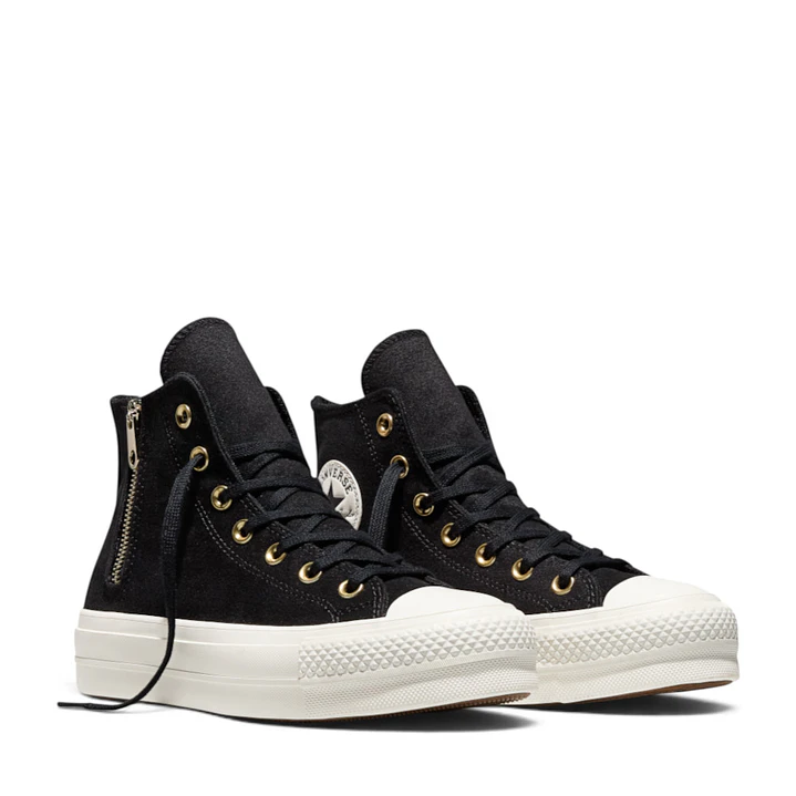 Tenis Botas Converse Chuck Taylor All Star Lift Mujer-Negro 5