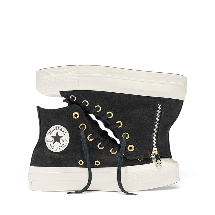 Tenis Botas Converse Chuck Taylor All Star Lift Mujer-Negro 6