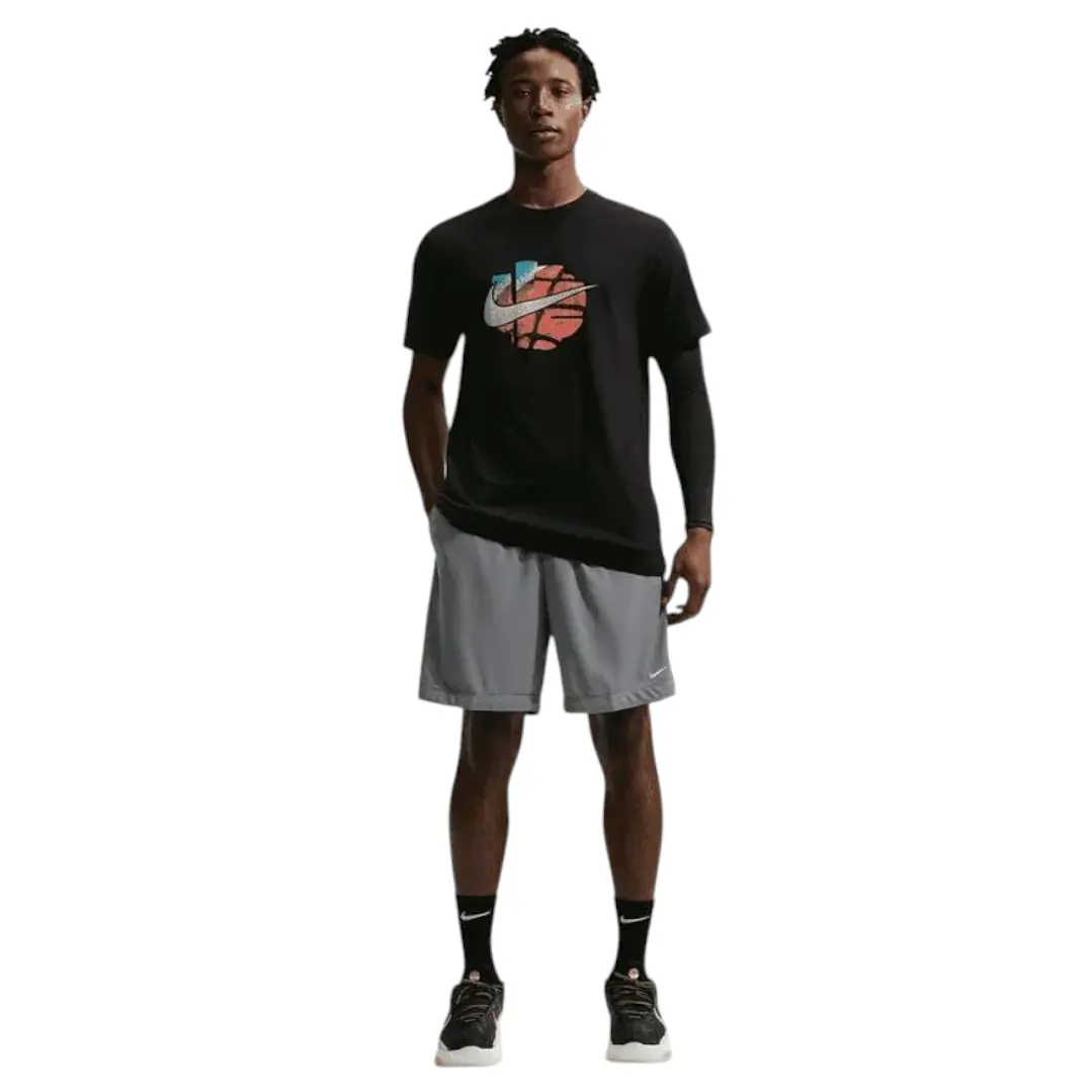 Camiseta Nike Tee Std Asbury Vrdna Hombre-Negro 3