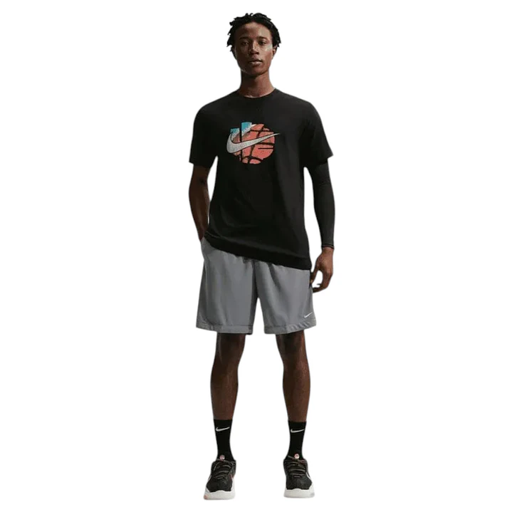 Camiseta Nike Tee Std Asbury Vrdna Hombre-Negro 3