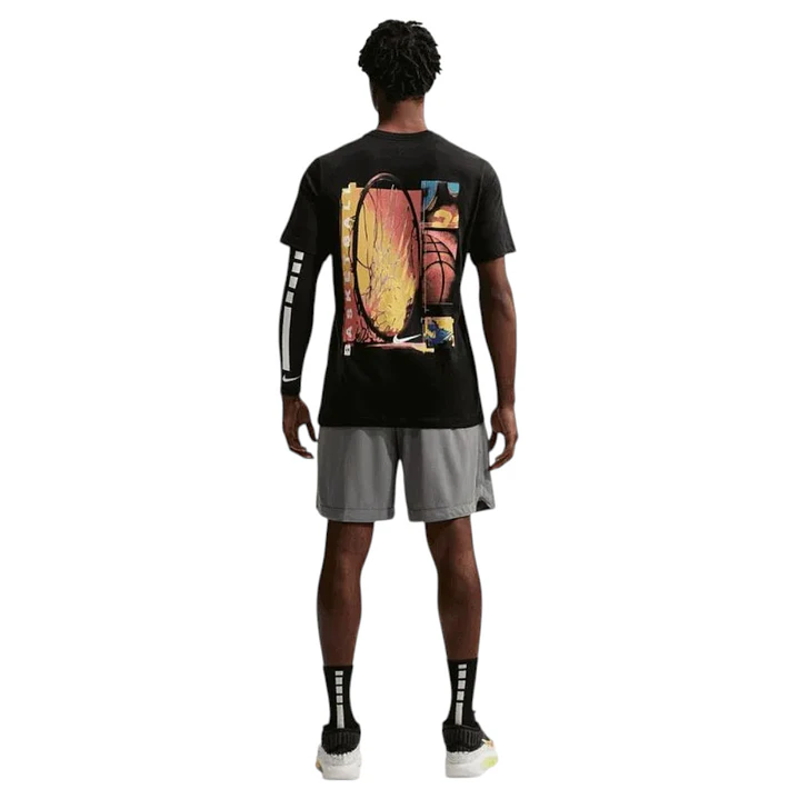 Camiseta Nike Tee Std Asbury Vrdna Hombre-Negro 4
