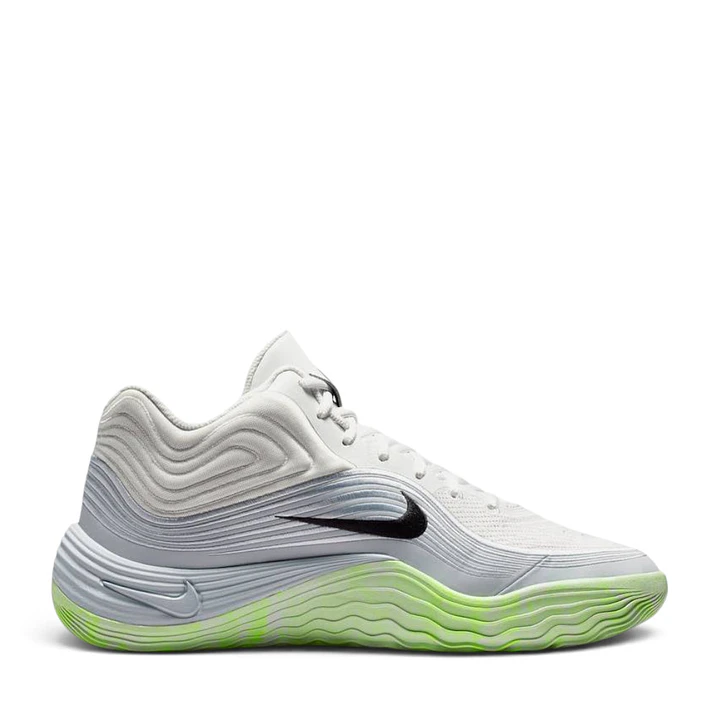 Tenis Nike Precision 8 Mid Hombre-Blanco/Gris 1