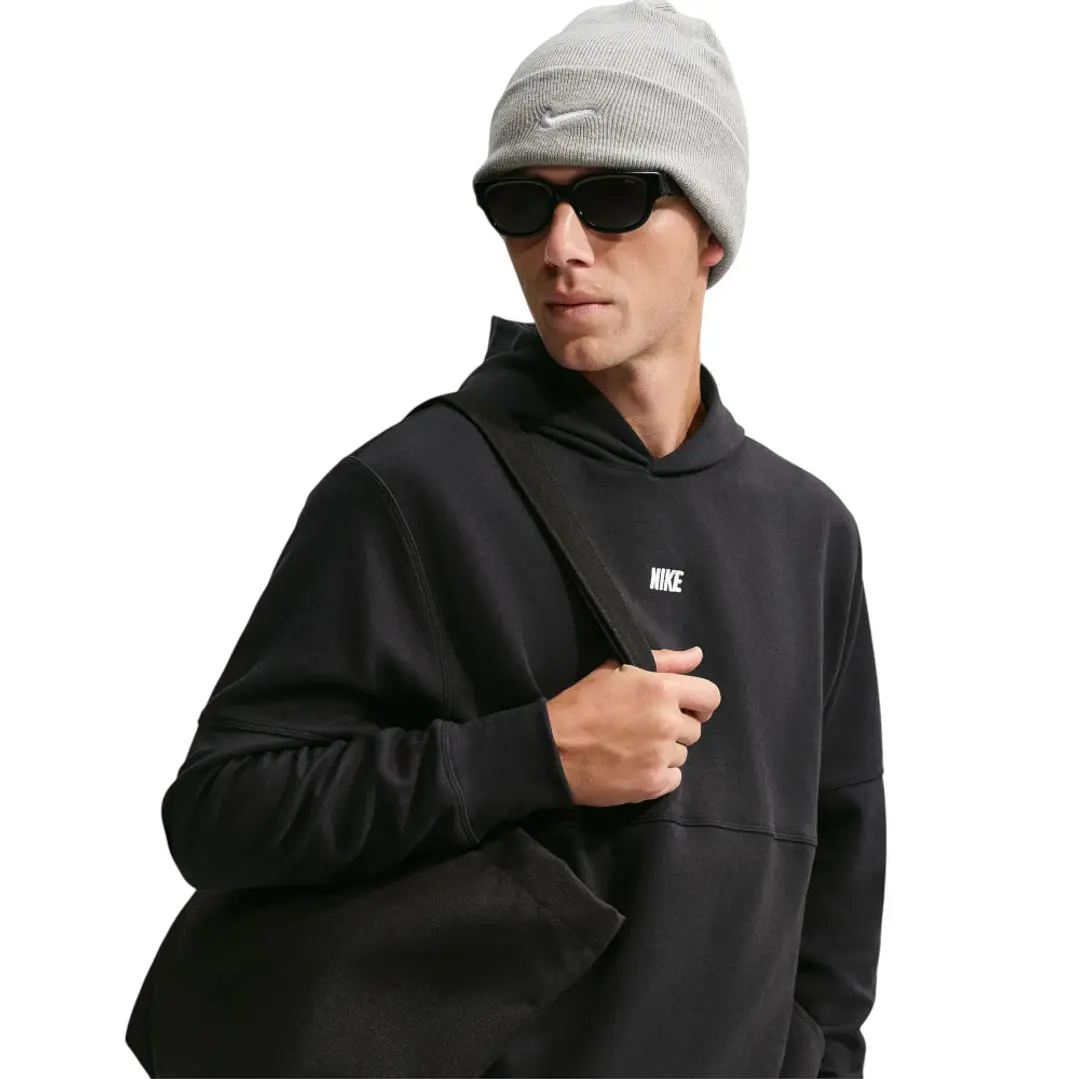 Hoodie Nike Club Varsity Hombre-Negro 3