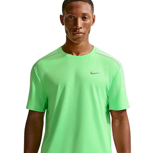 Camiseta Nike Df Uv Miler Ss Hombre-Verde