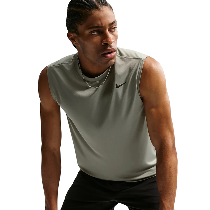 Camiseta Sin Mangas Nike M Df Tee Std Flex Hombre-Verde 3