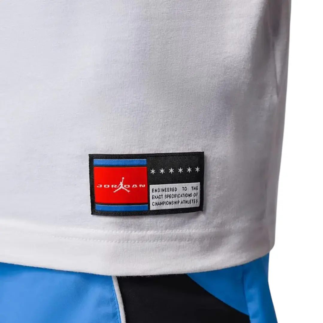 Camiseta Nike M J Brk Fc Lbr Gfx Ss Crw Hombre-Blanco 4
