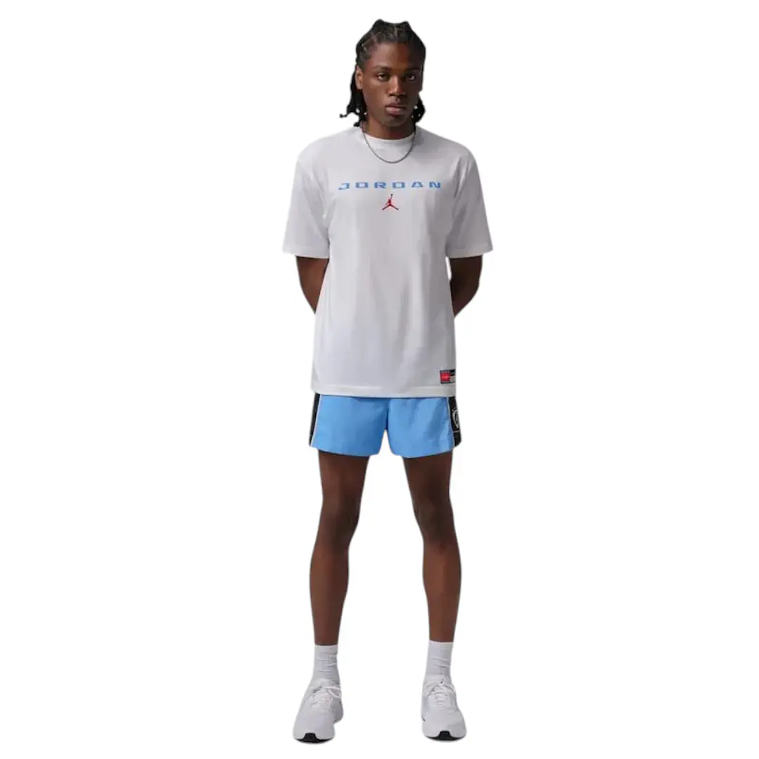 Camiseta Nike M J Brk Fc Lbr Gfx Ss Crw Hombre-Blanco 5