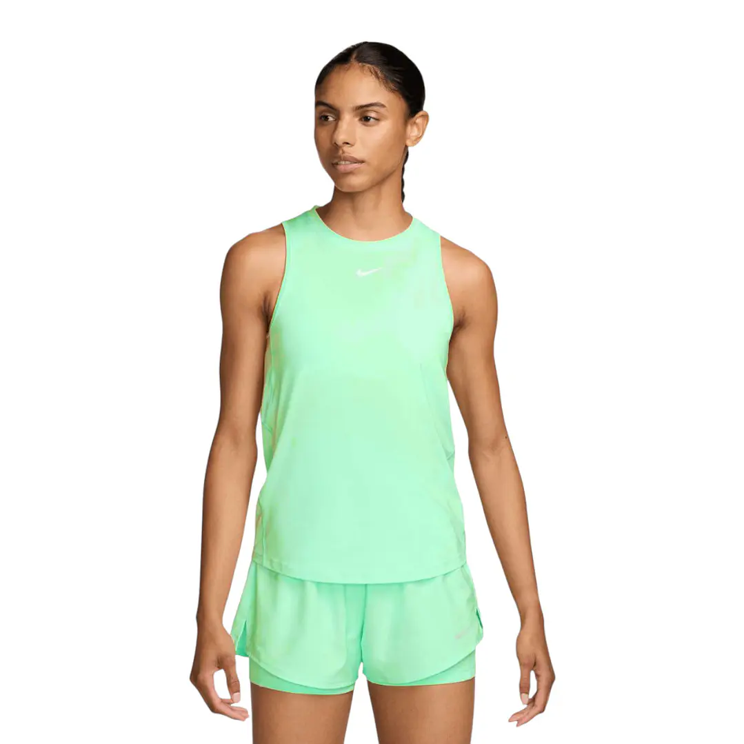 Camiseta Sin Mangas Nike One Classic Df Tank Mujer-Verde 1