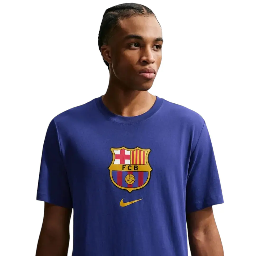 Camiseta Nike Fcb Crest Tee Hombre-Azul 1