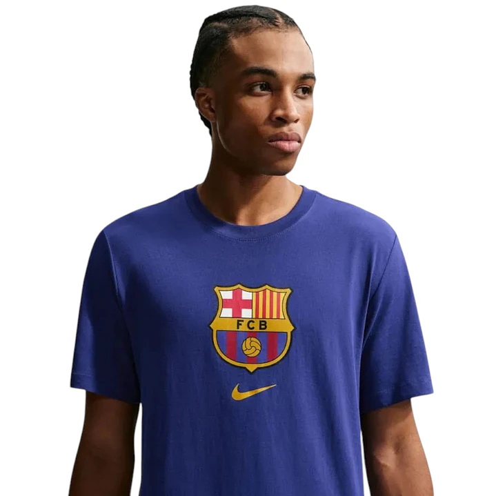 Camiseta Nike Fcb Crest Tee Hombre-Azul 1