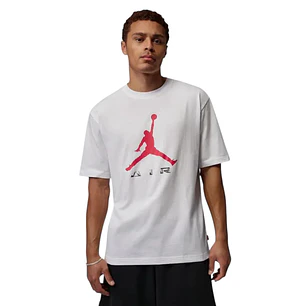 Camiseta Nike M J Brk Gfx Ss Crew Hombre-Blanco