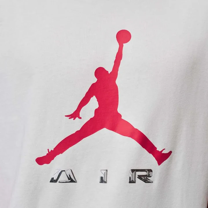 Camiseta Nike M J Brk Gfx Ss Crew Hombre-Blanco 4