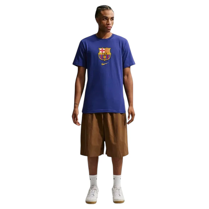 Camiseta Nike Fcb Crest Tee Hombre-Azul 4
