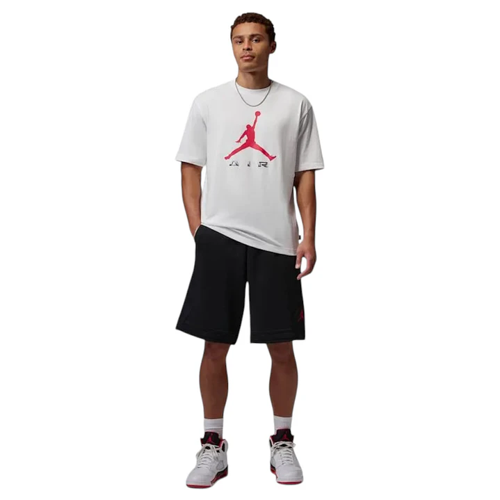 Camiseta Nike M J Brk Gfx Ss Crew Hombre-Blanco 5