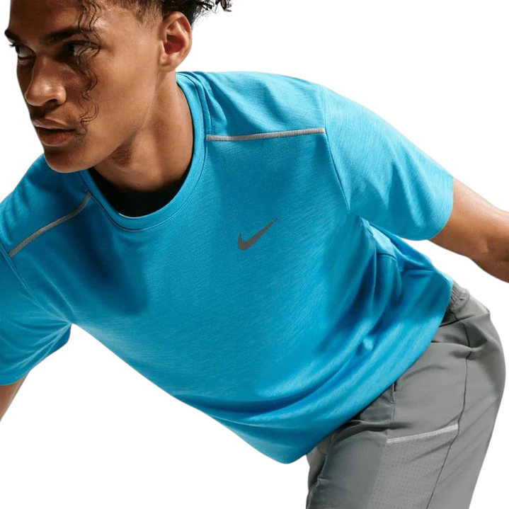 Camiseta Nike Df Uv Miler Ss Hombre-Azul 3
