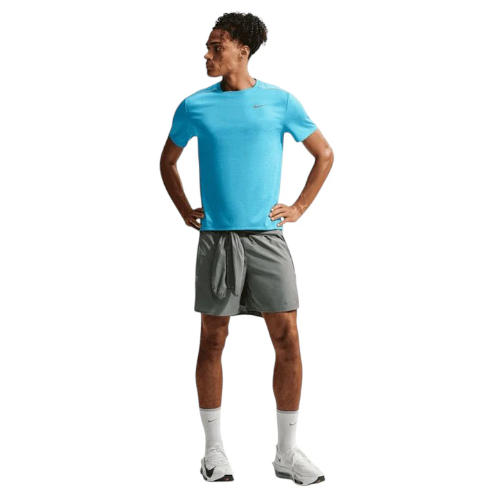 Camiseta Nike Df Uv Miler Ss Hombre-Azul 4
