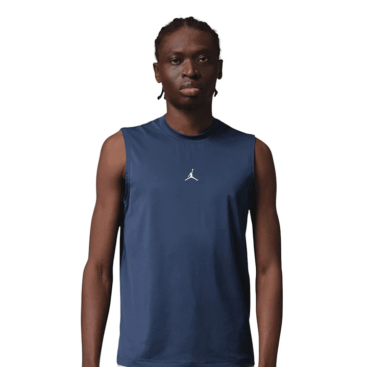 Camiseta Sin Mangas Nike Spt Ess Slvs Hombre-Azul 1